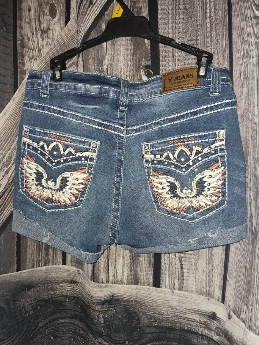 Casual Women's Denim Shorts - Blue